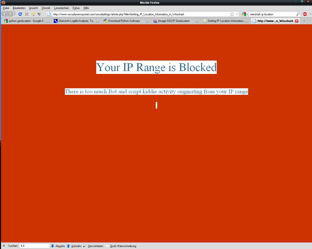Blocked Screenshot