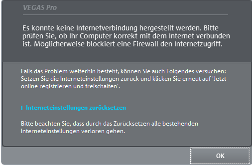 Screenshot Vegas Pro